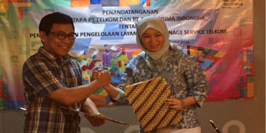 Wifi Managed Service Project Signing Between PT Akses Prima Indonesia and PT Telekomunikasi Indonesia